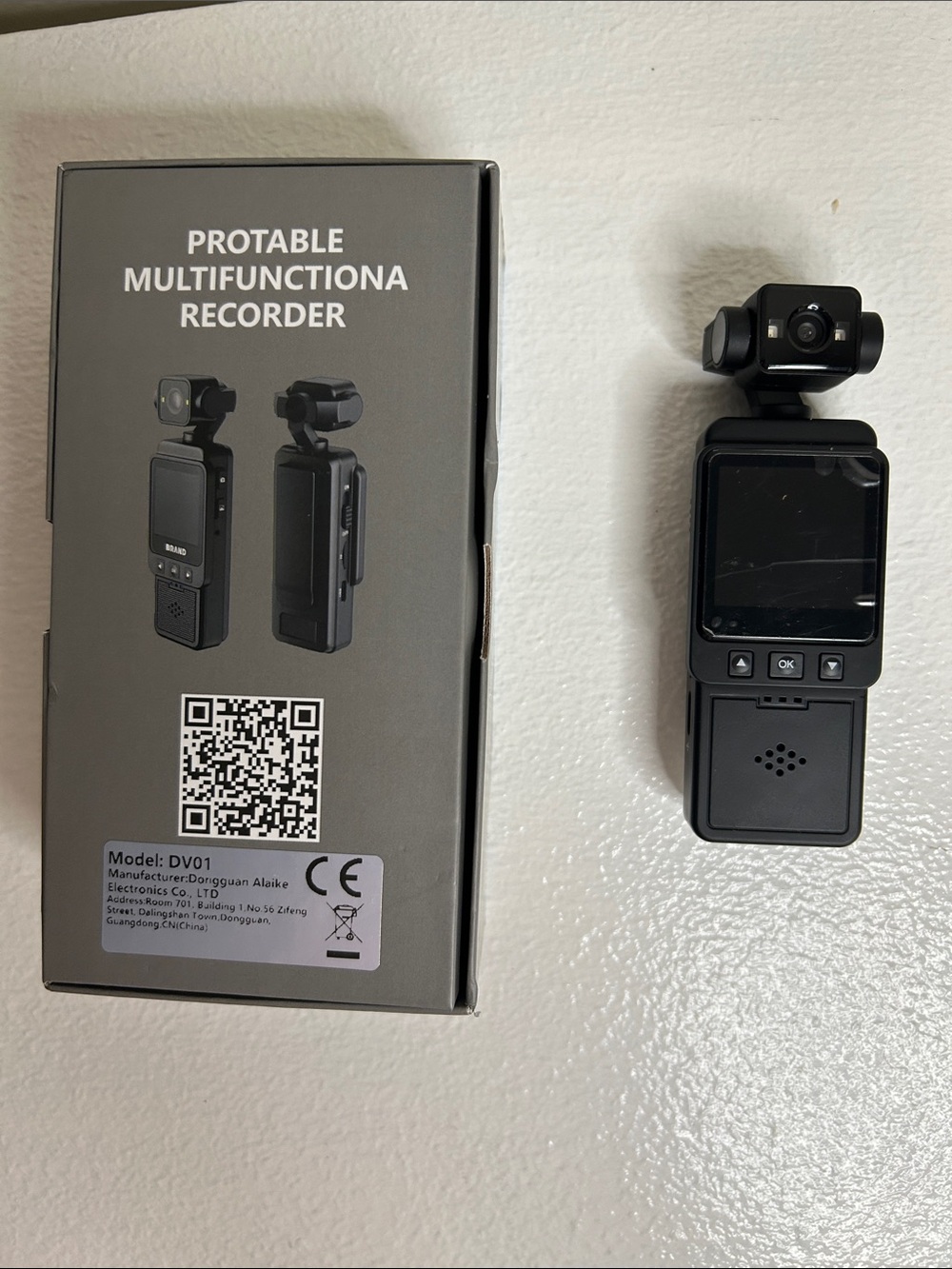 Portable Black Multifunctional Video Recorder DV01
